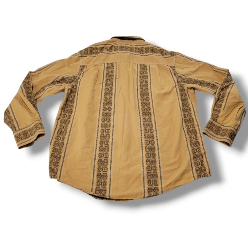 Vintage Timberland Shirt Size Large Men's Western Button Down Shirt Long Sleeve - Picture 7 of 8